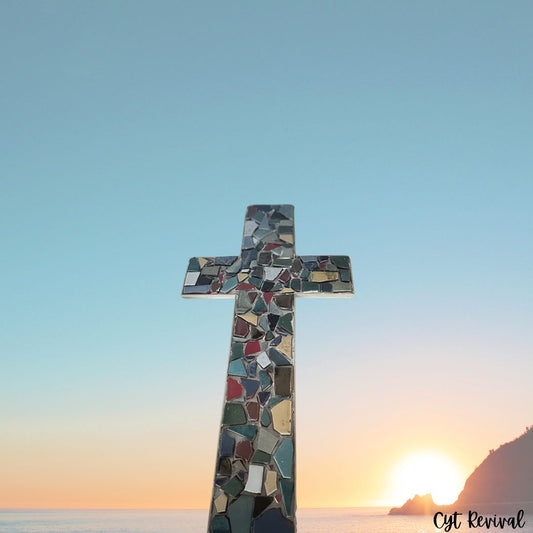 Cross in the sunset 